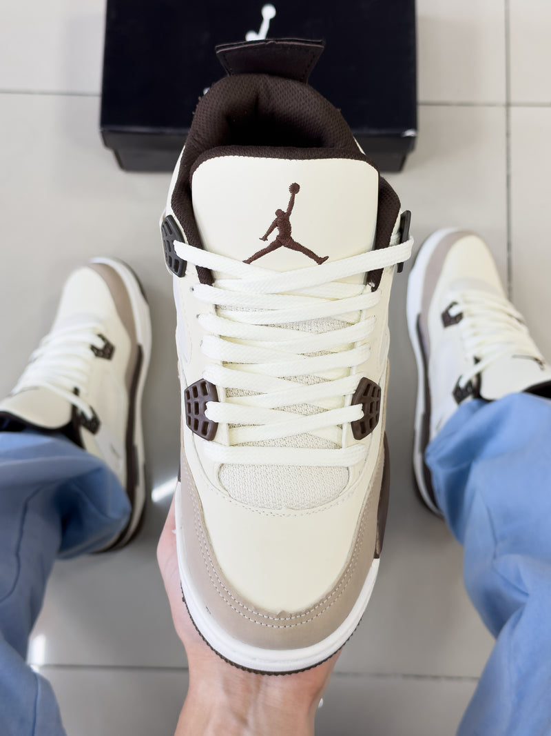 Air Jordan 4 Bege/Marrom Premium