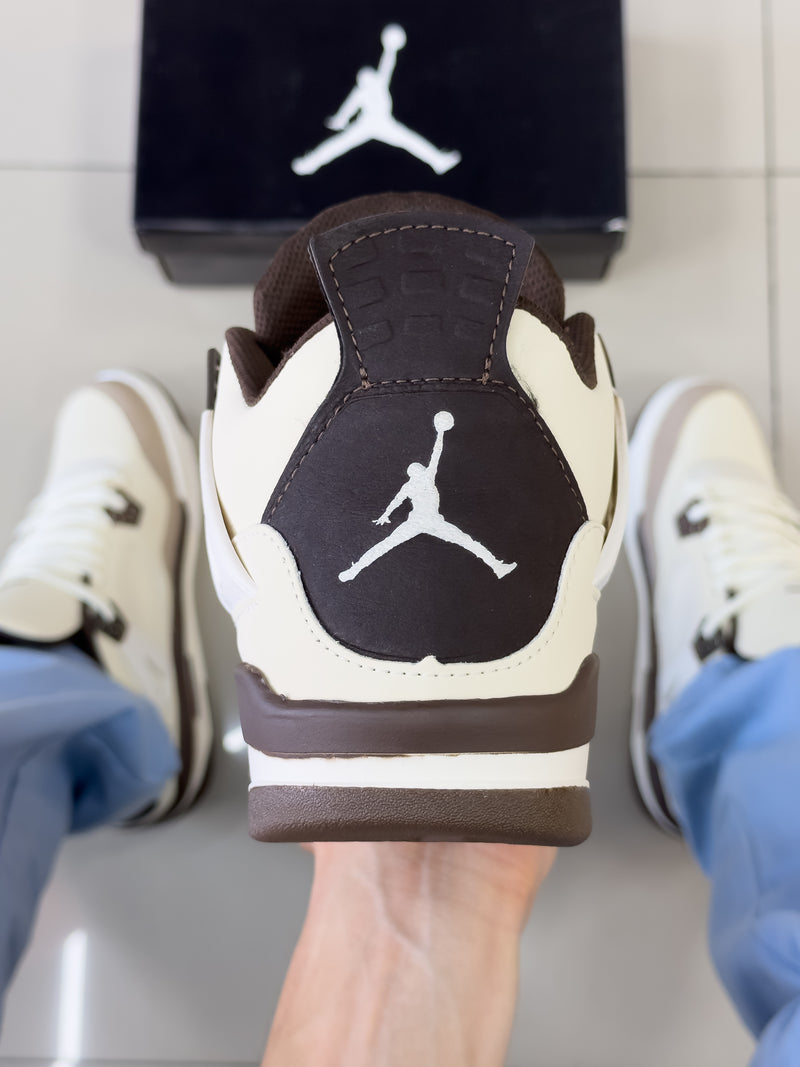 Air Jordan 4 Bege/Marrom Premium