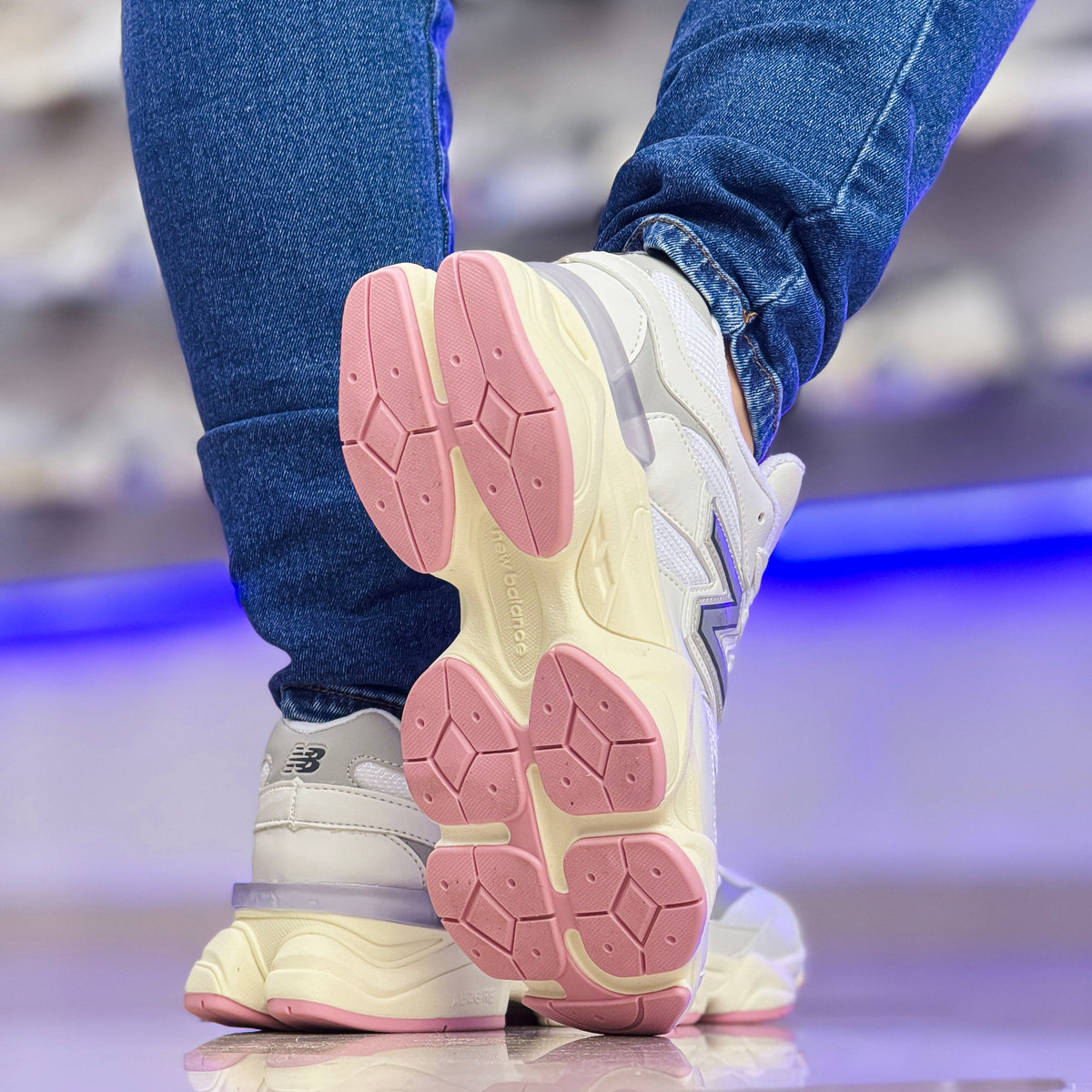 NB 9060 Branco/Rosa Premium