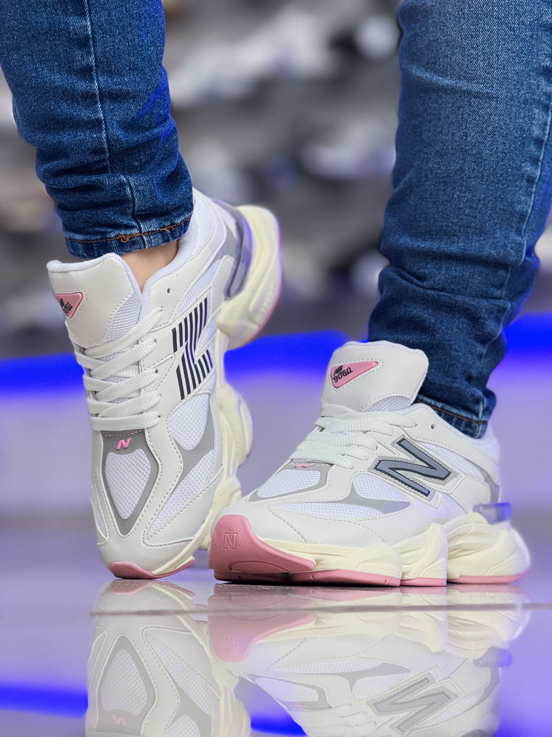 NB 9060 Branco/Rosa Premium