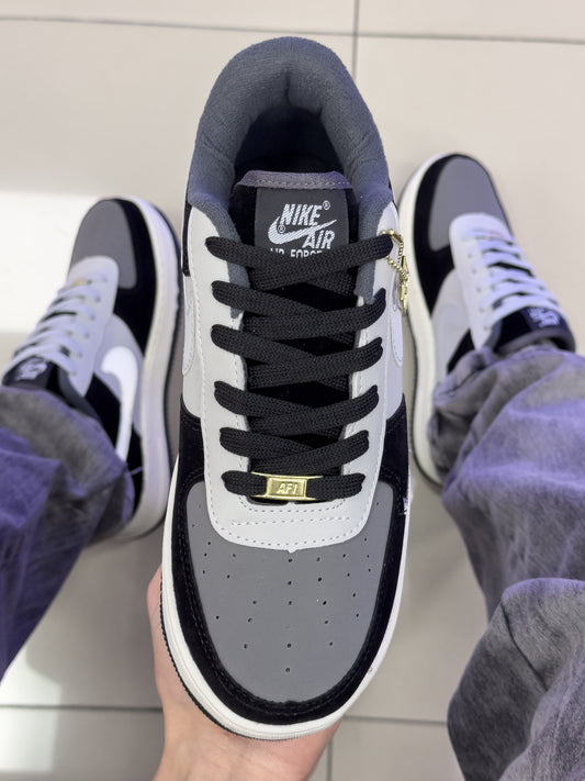 Air Force 1 Preto Cinza Premium