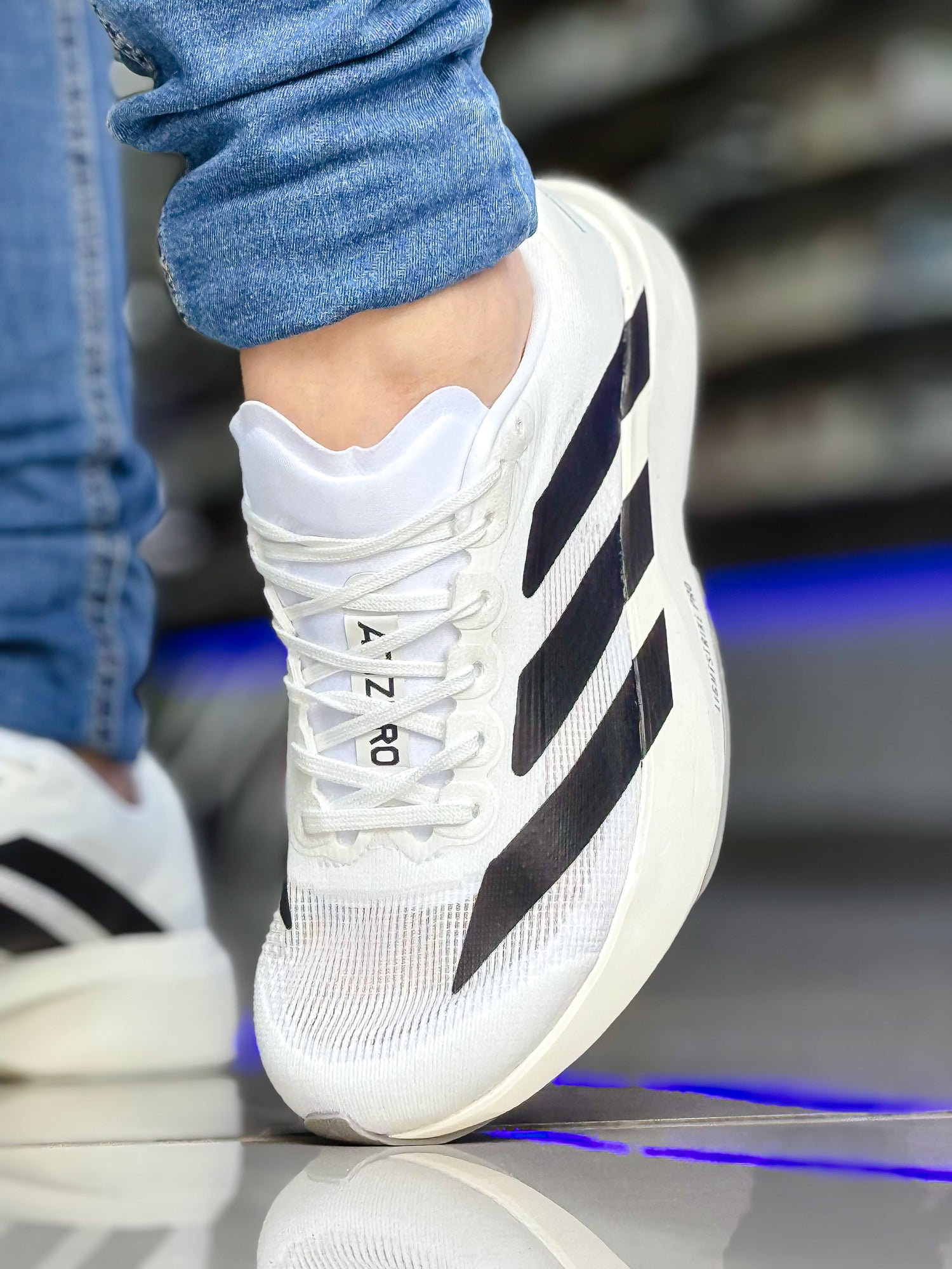 Adizero Evo SL Branco/Preto Premium