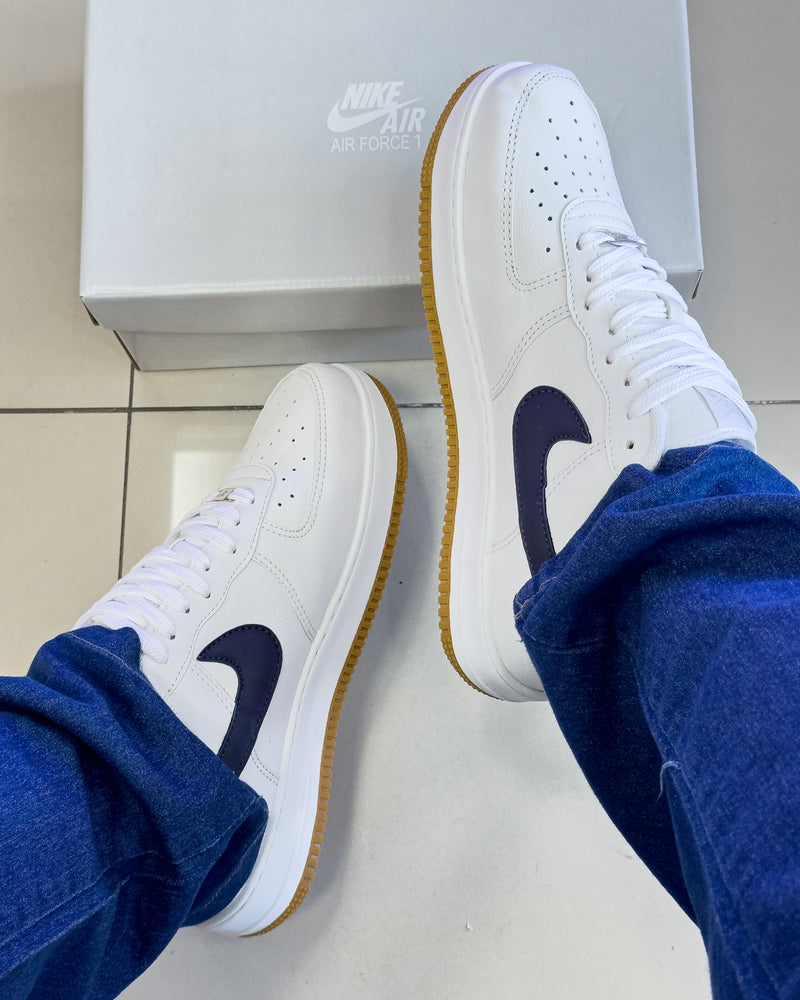 Air Force 1 Branco/Marinho Premium