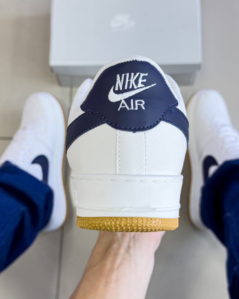Air Force 1 Branco/Marinho Premium