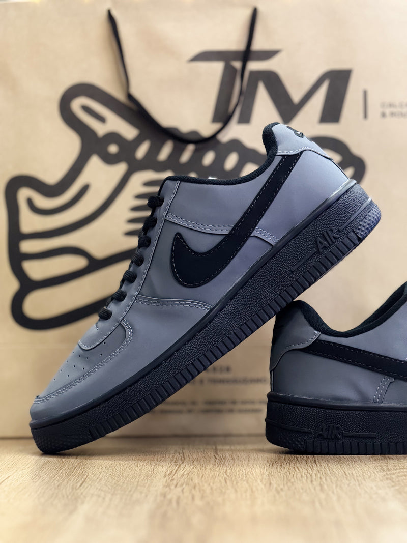 Air Force 1 Preto/Cinza Especial Premium