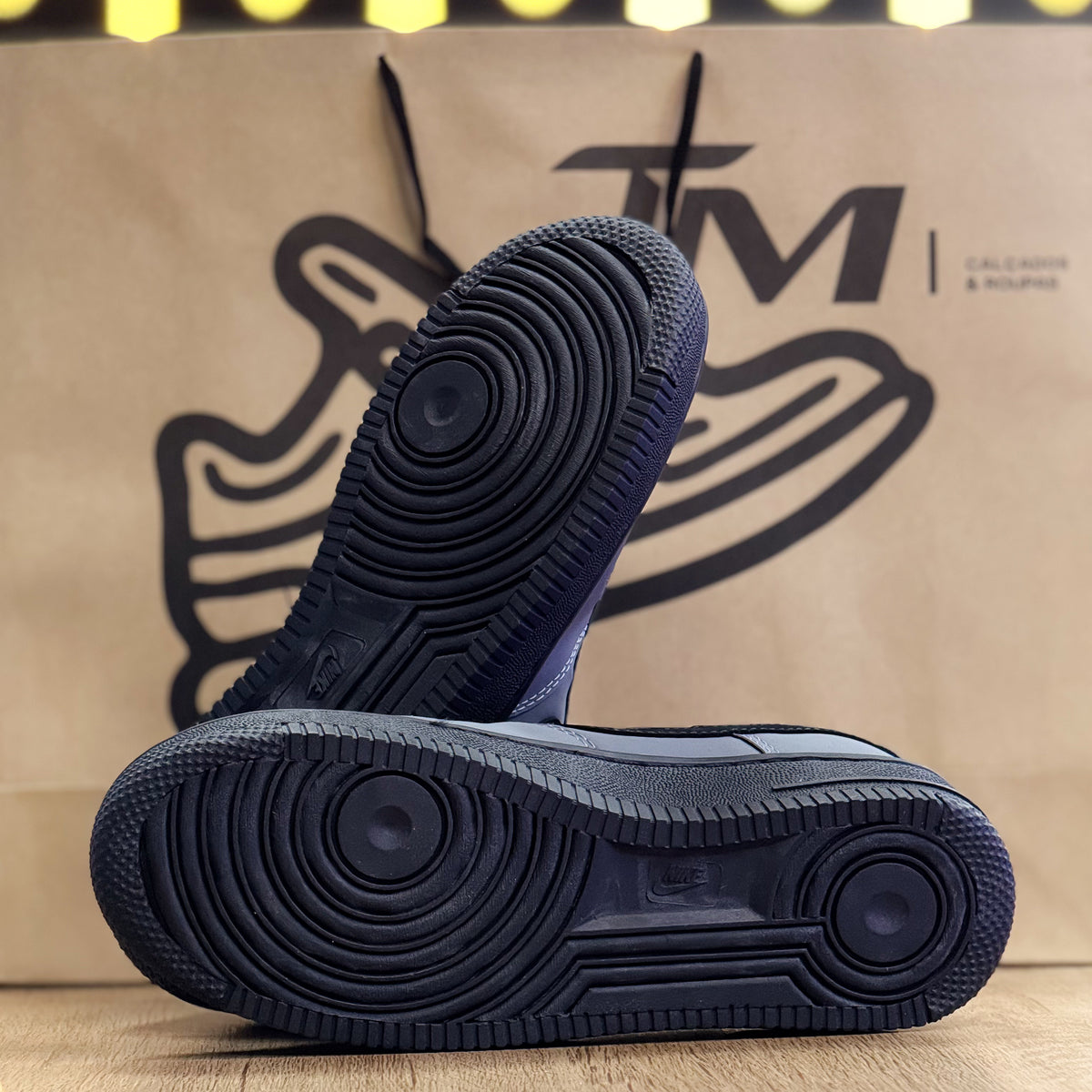 Air Force 1 Preto/Cinza Especial Premium