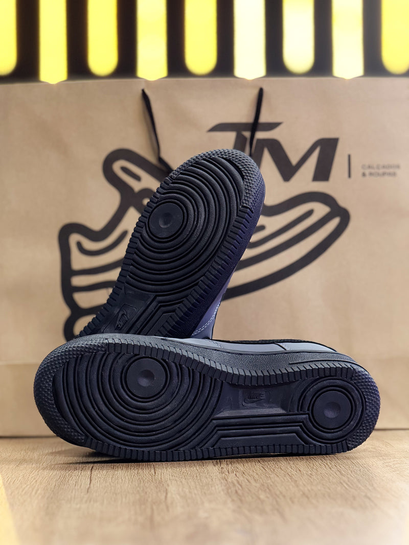 Air Force 1 Preto/Cinza Especial Premium