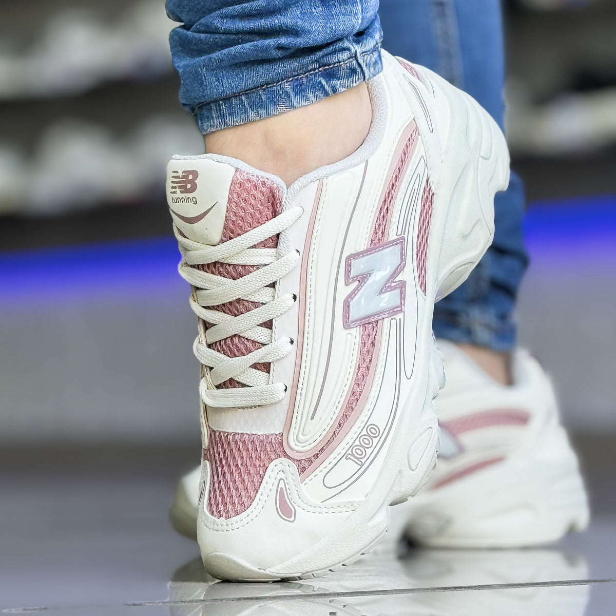 NB 1000 Bege/Rosa Premium