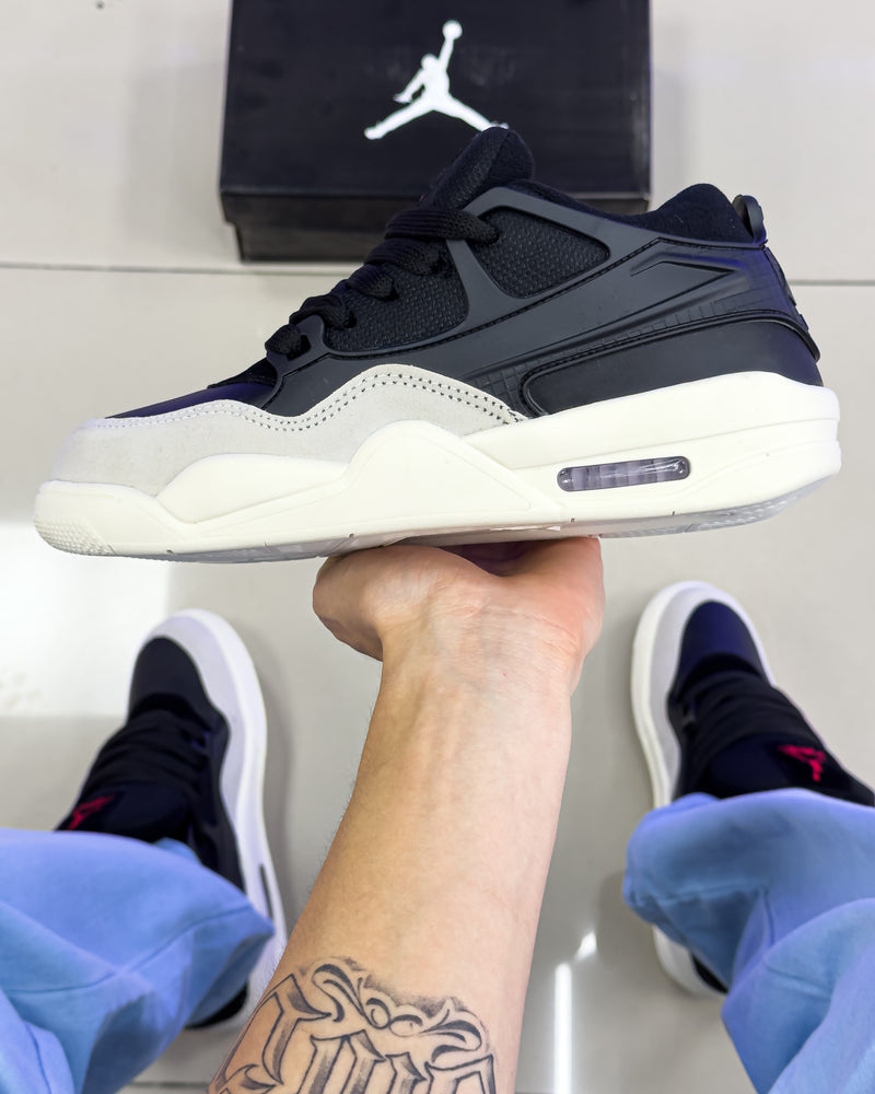 Air Jordan 4 RM Preto Bege Premium