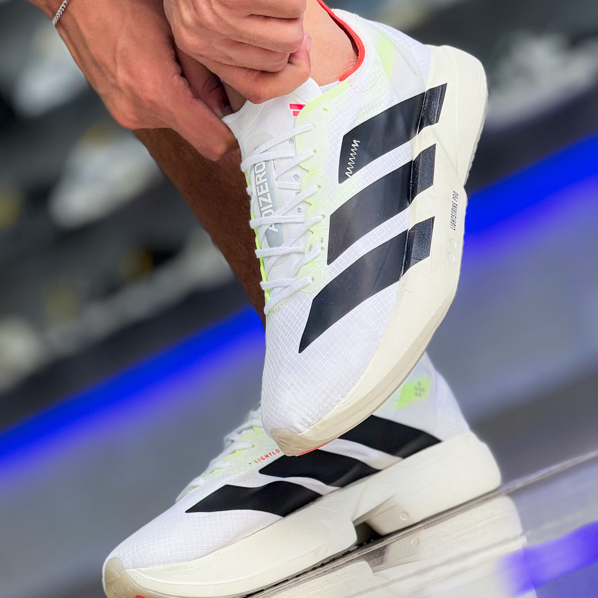 Adizero Adios Pro Branco/Laranja Premium