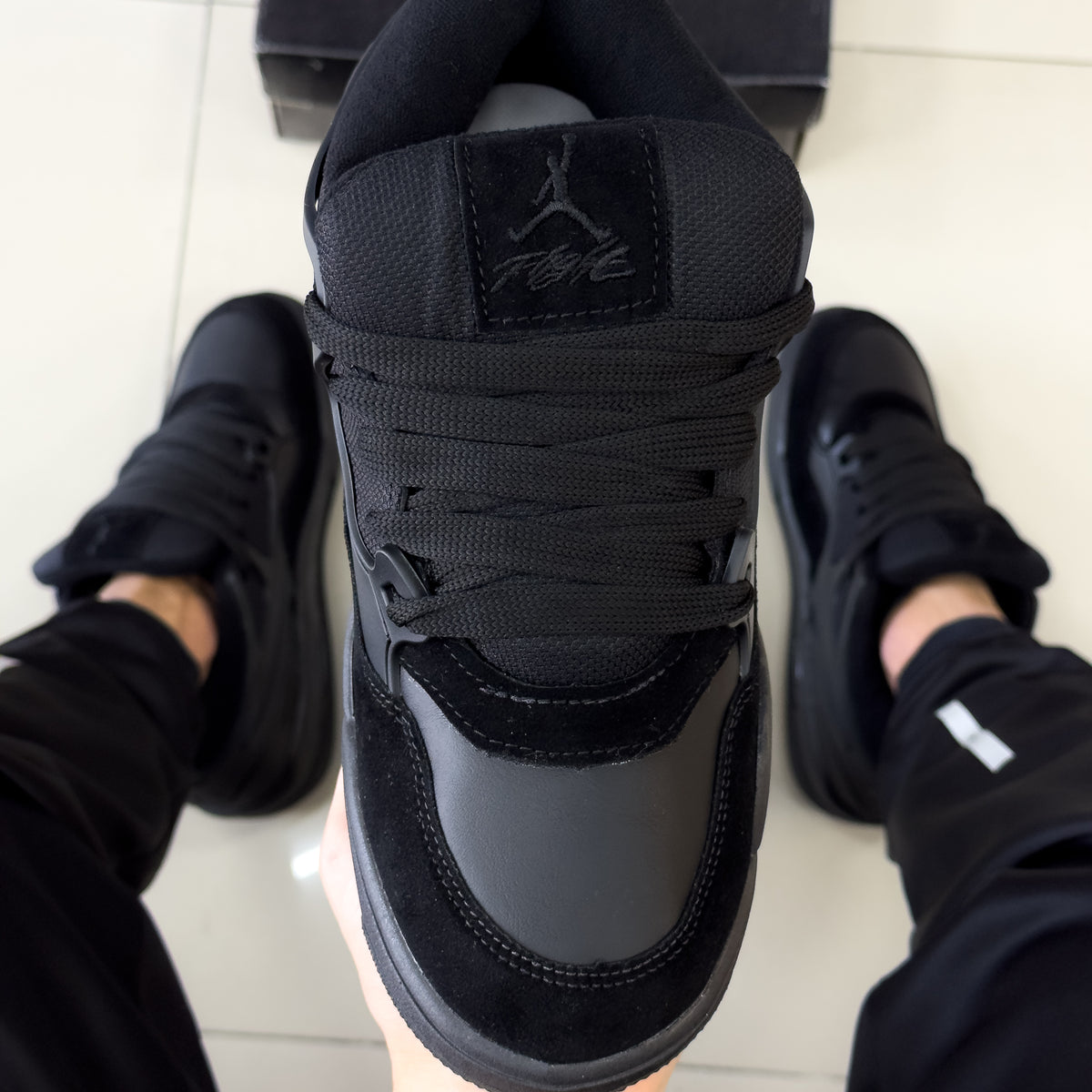 Air Jordan 4 RM Preto Premium