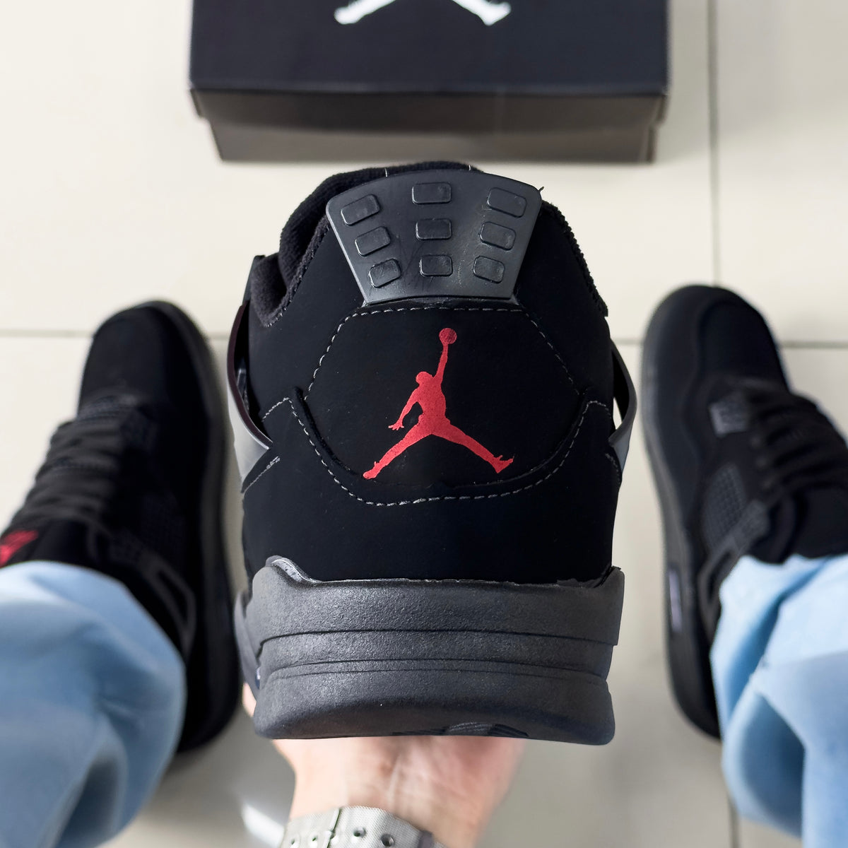 Air Jordan 4 Preto Premium