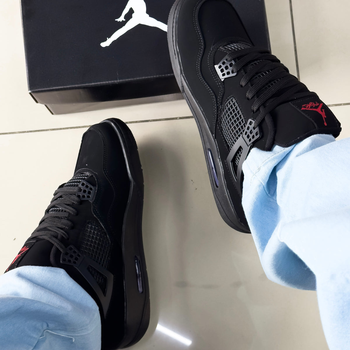 Air Jordan 4 Preto Premium