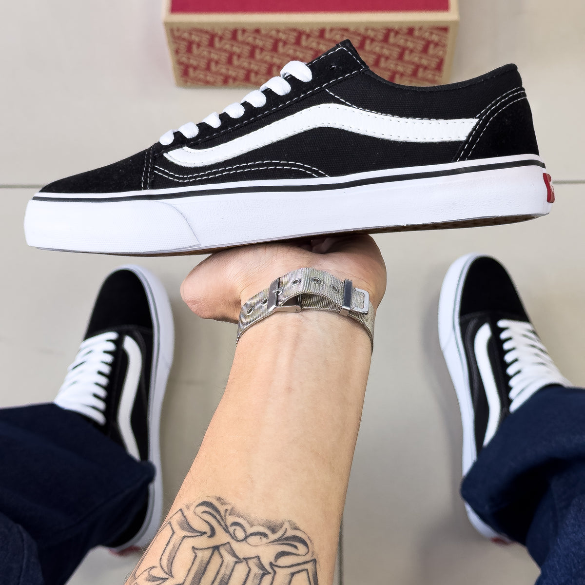 OldSchool Preto/Branco Premium