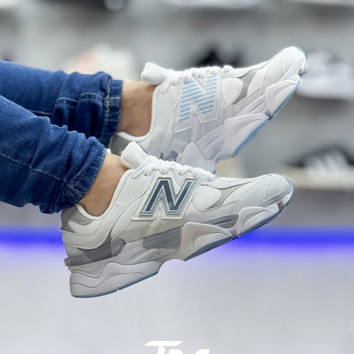 NB 9060 Branco/Azul Premium