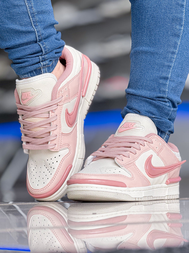 Dunk Low Twist Bege/Rosa Premium