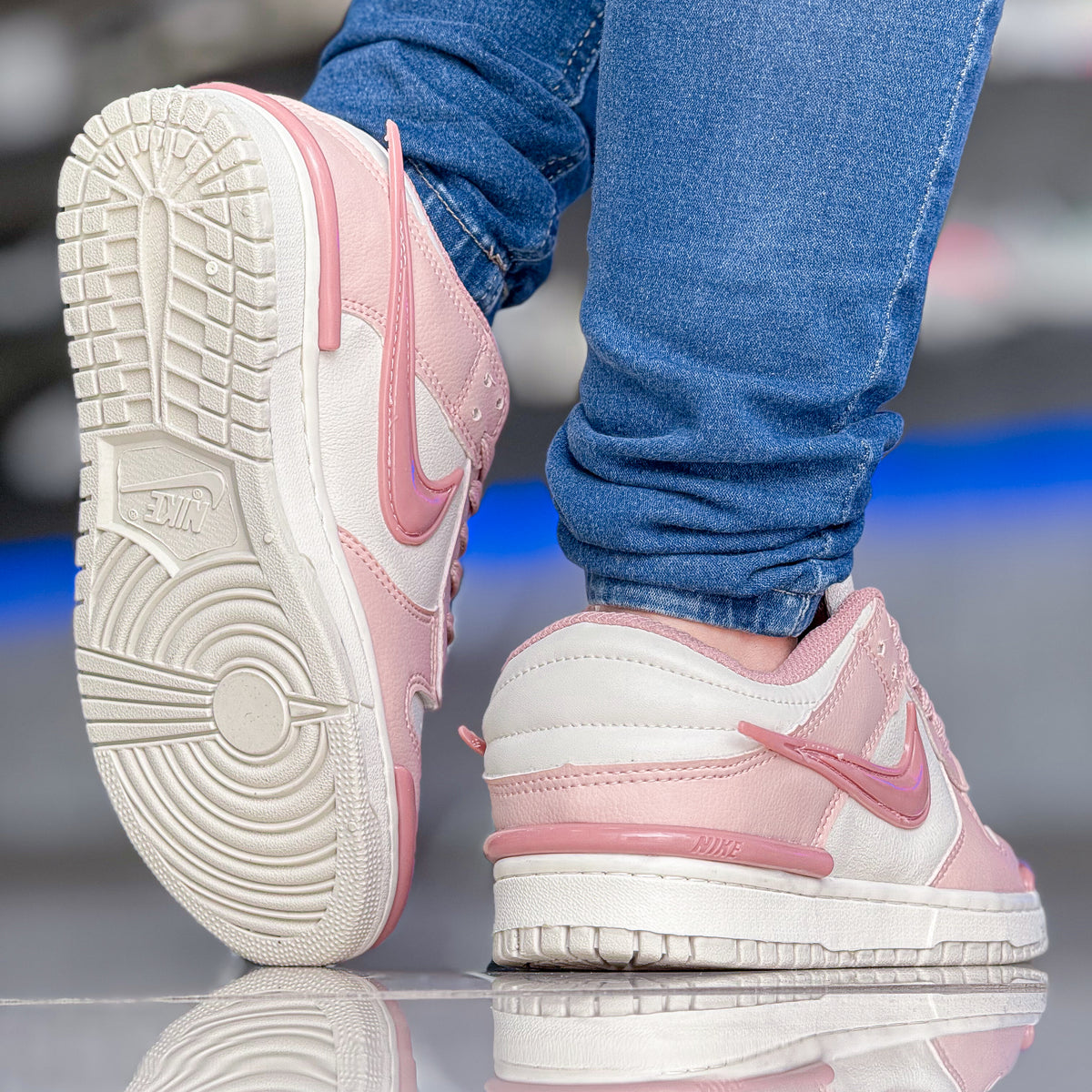 Dunk Low Twist Bege/Rosa Premium