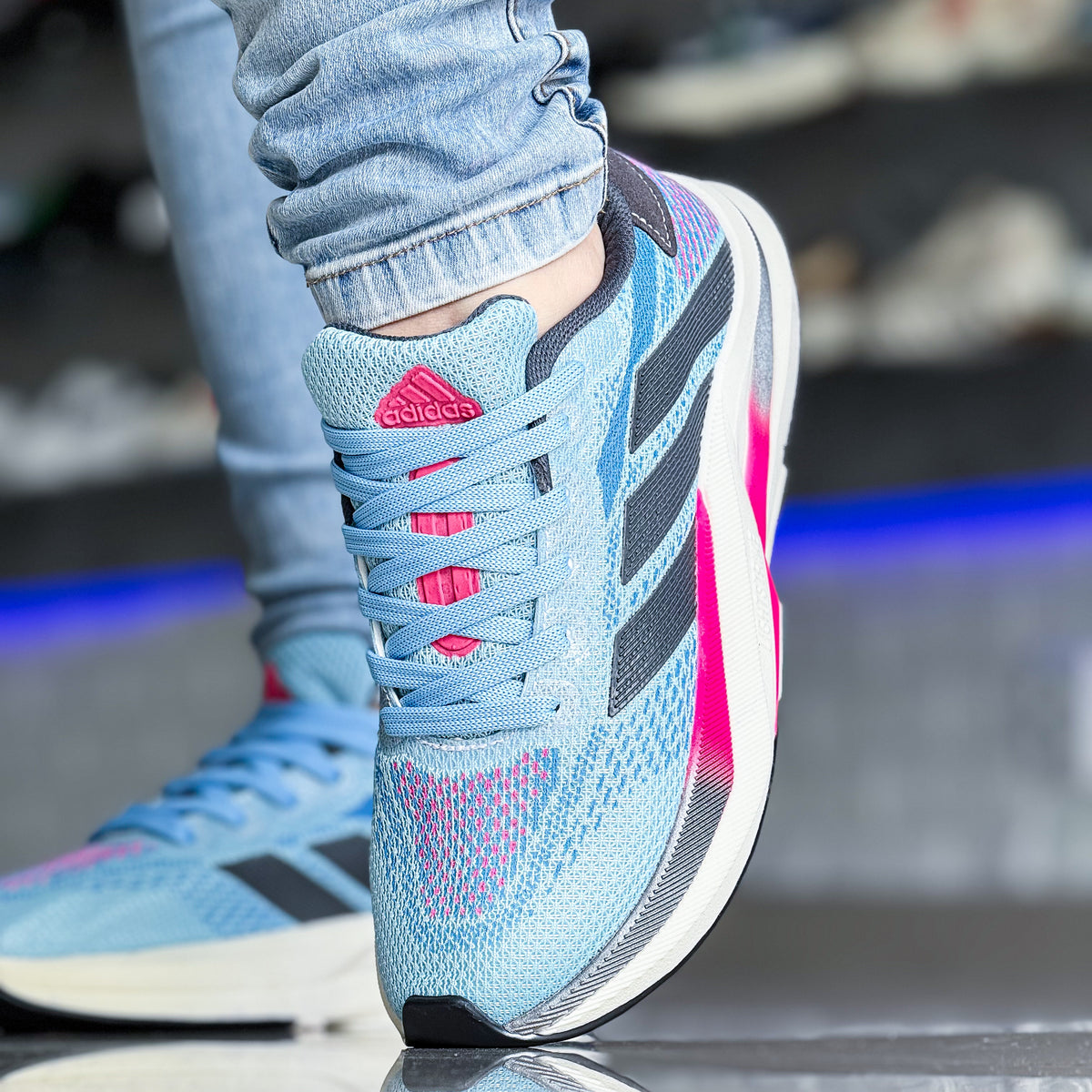 Adizero Duramo Azul Bebê Premium