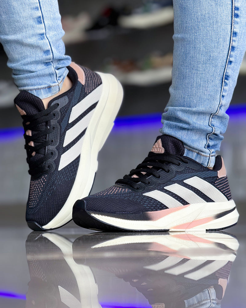 Adizero Duramo Preto/Rosa Premium