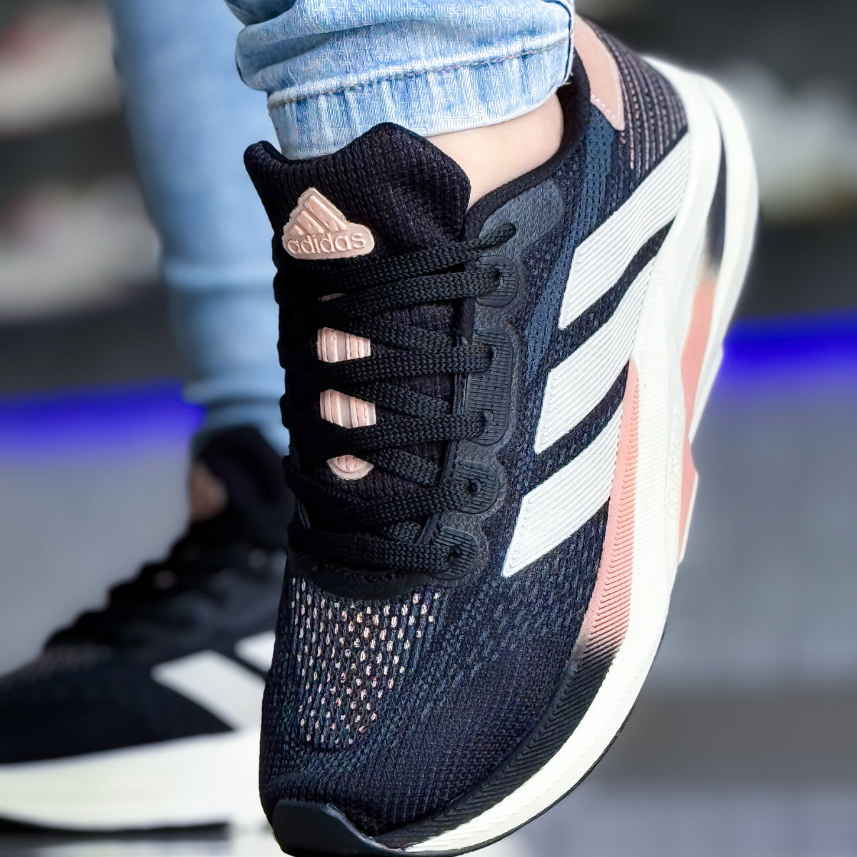Adizero Duramo Preto/Rosa Premium