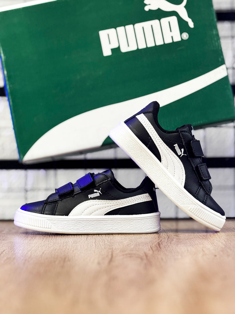 PMA Velcro Preto/Branco Infantil