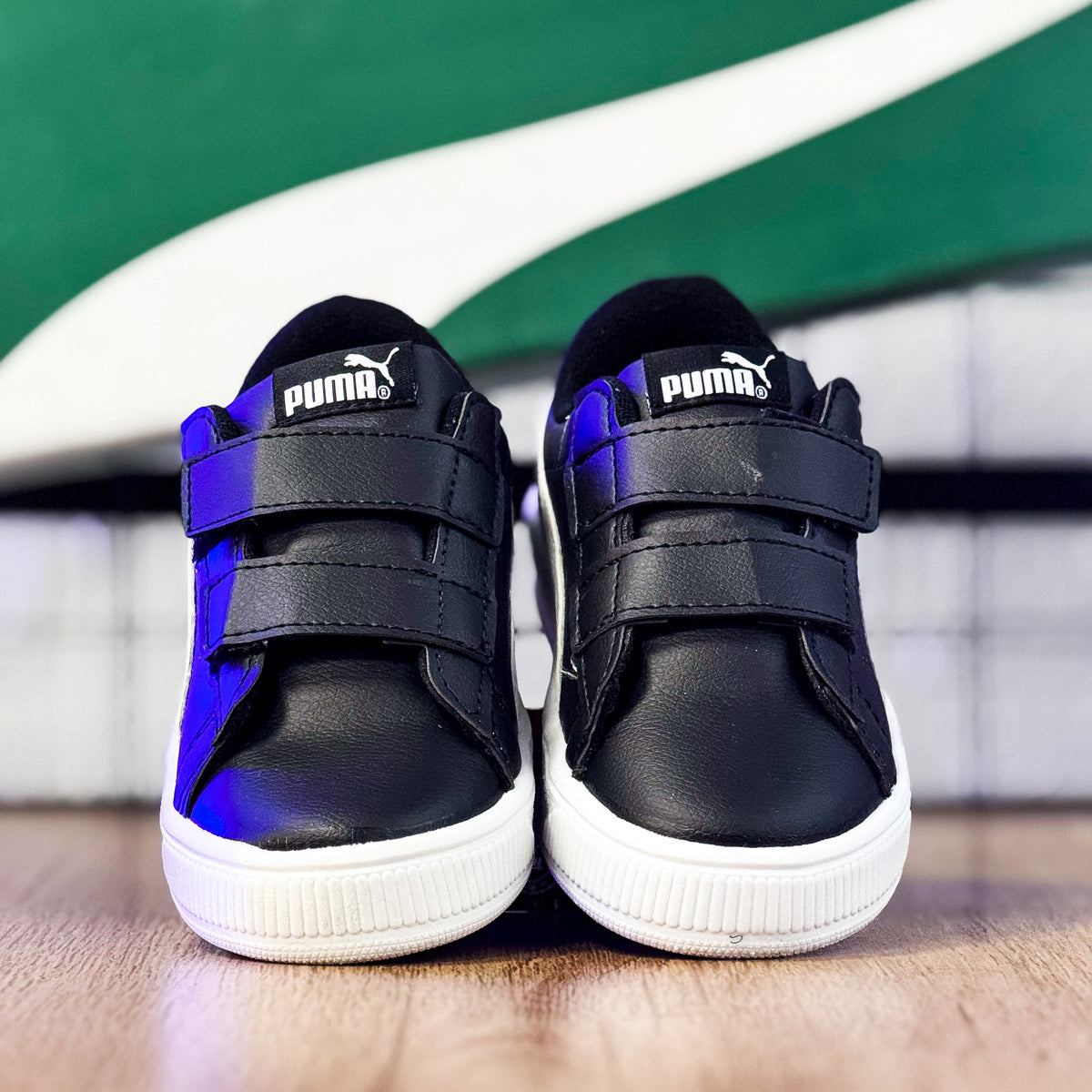 PMA Velcro Preto/Branco Infantil