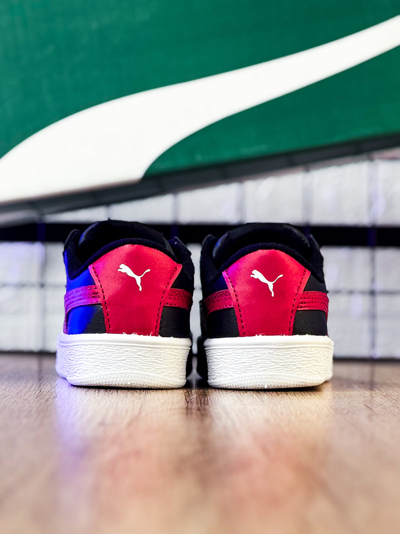 PMA Velcro Preto/Vermelho Infantil