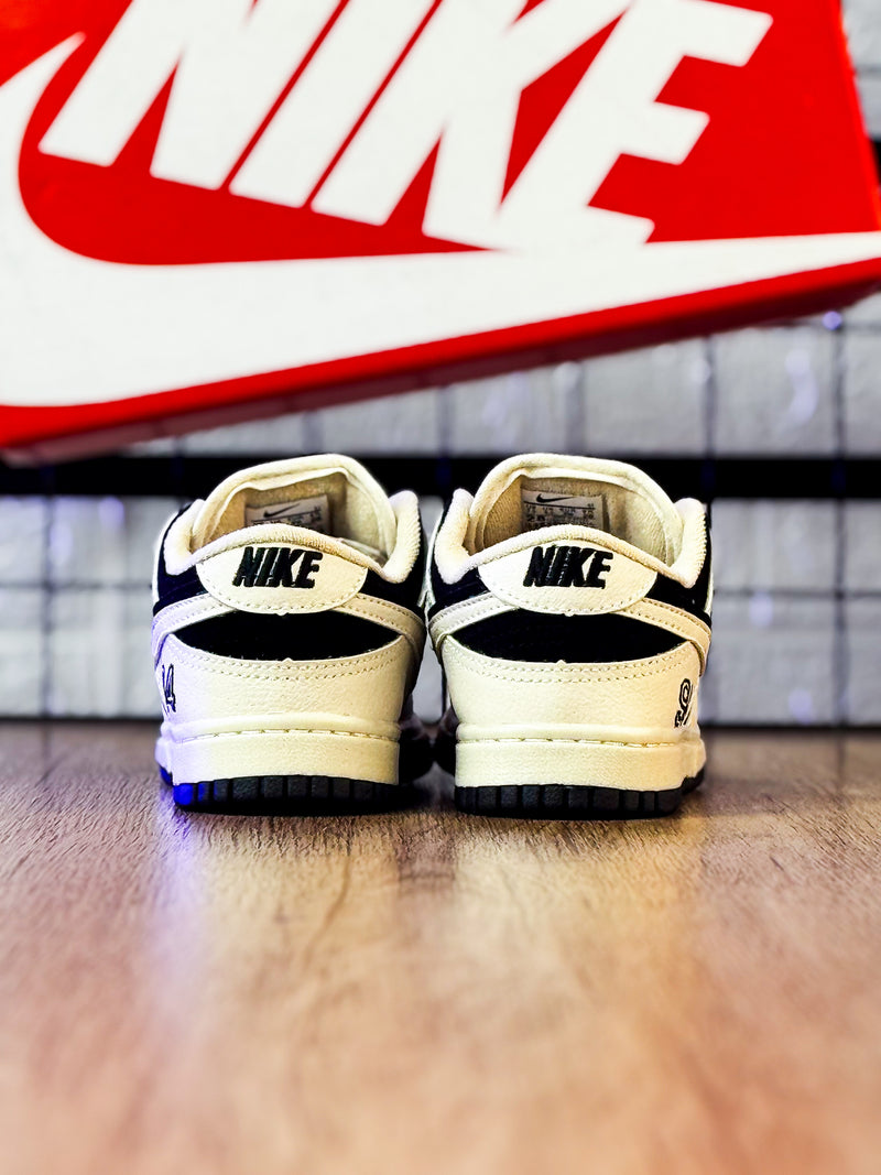 Dunk Low Bege/Preto Infantil