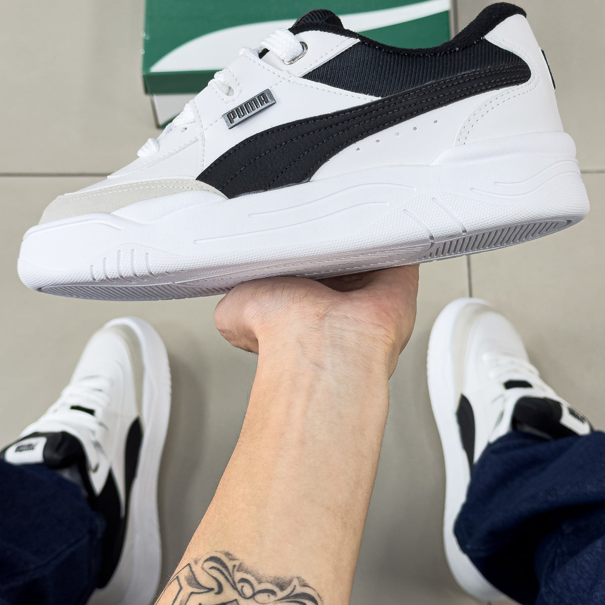 180 Reverse Branco/Preto Premium