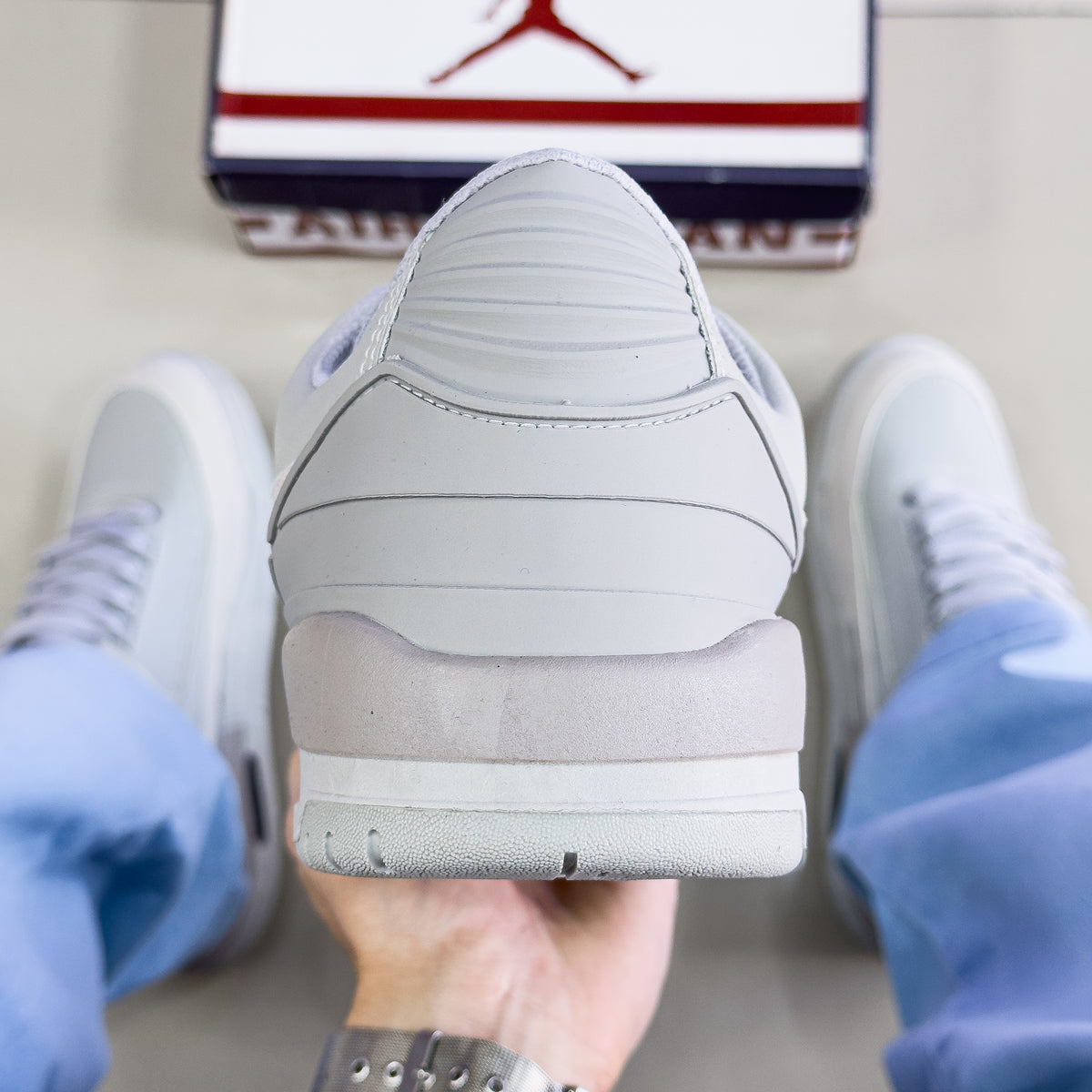 Air Jordan 4 RM Cinza Premium