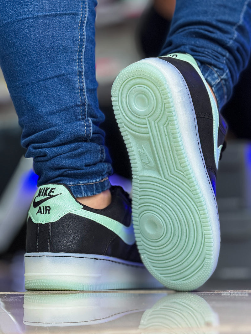 Air Force 1 Preto Verde Premium
