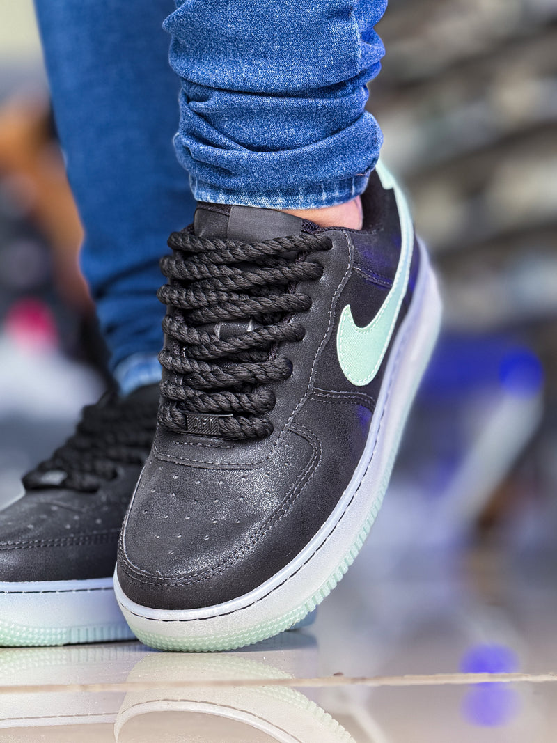 Air Force 1 Preto Verde Premium