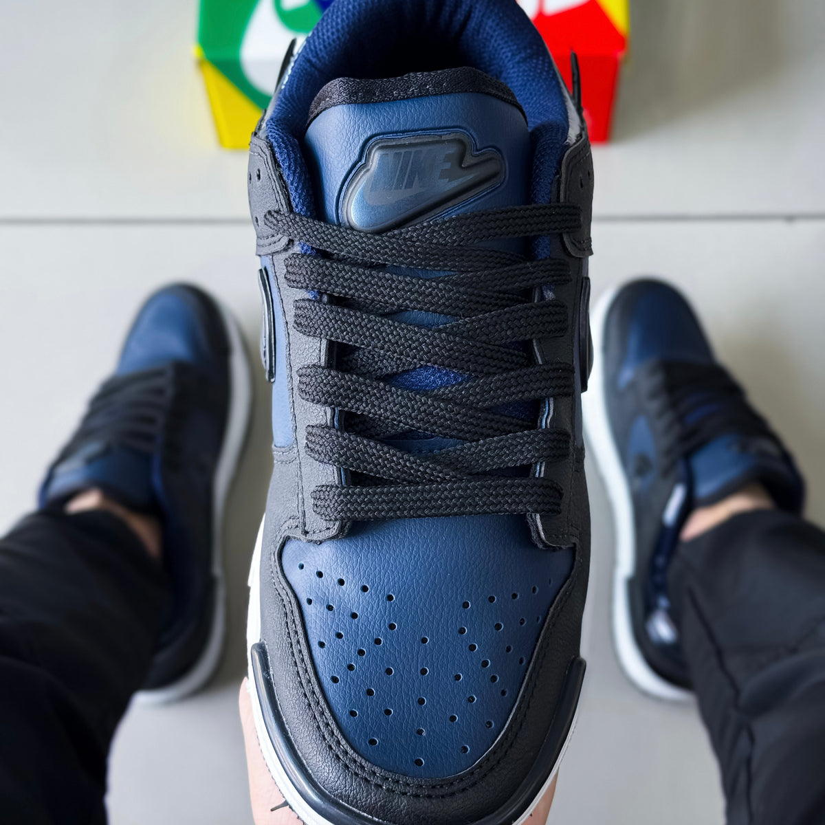 Dunk Low Twist Preto/Azul Premium