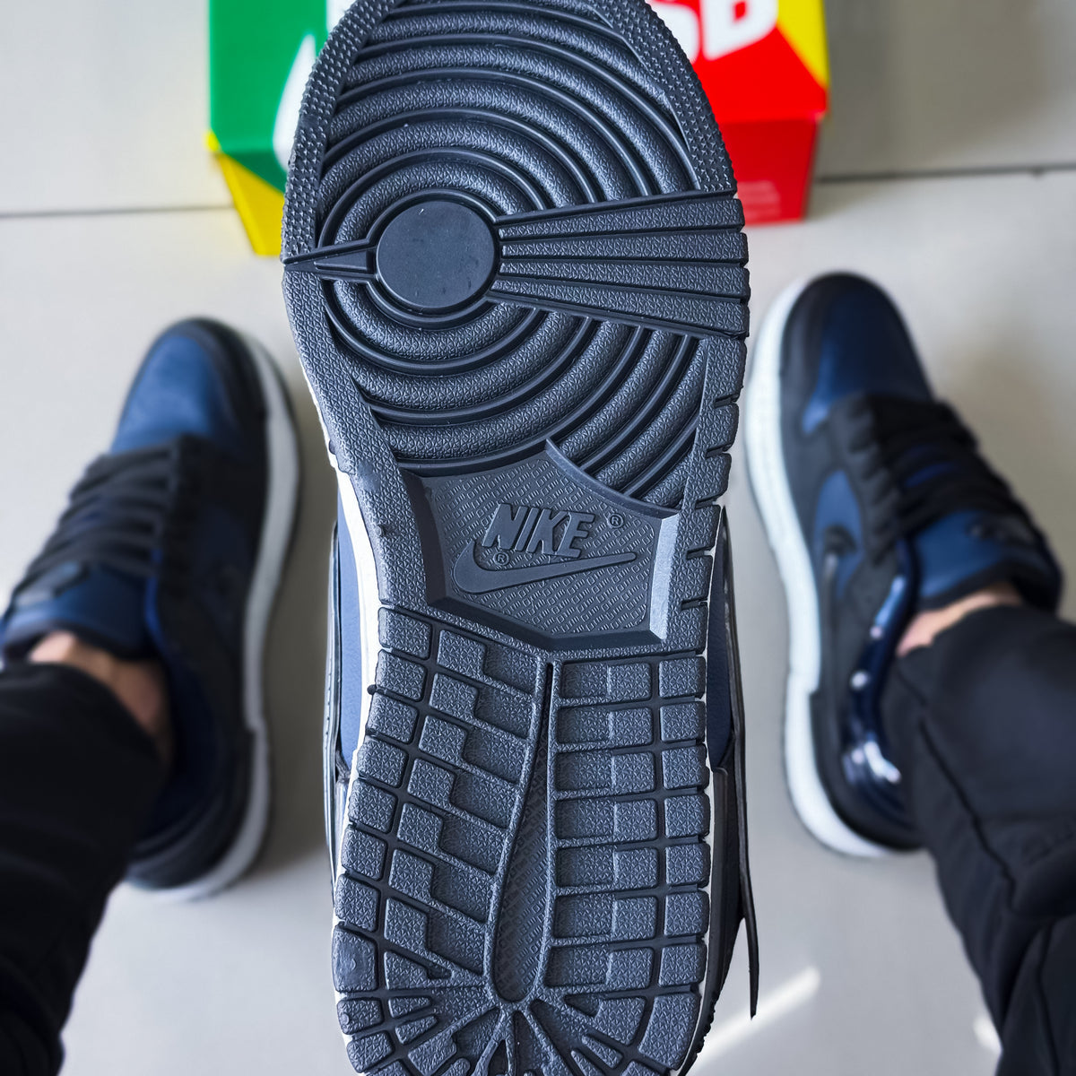 Dunk Low Twist Preto/Azul Premium