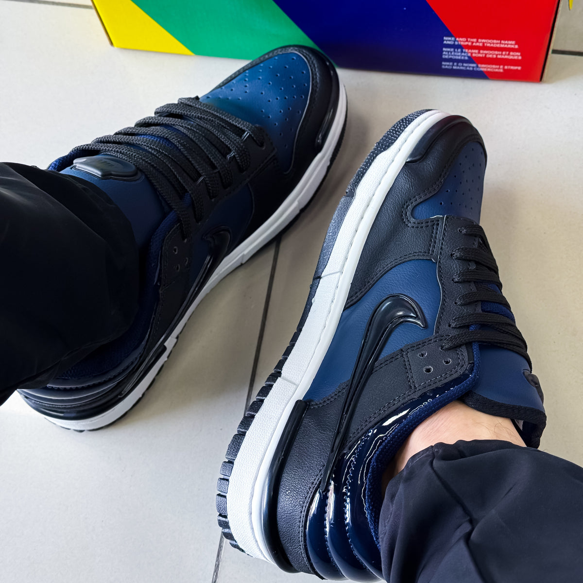 Dunk Low Twist Preto/Azul Premium