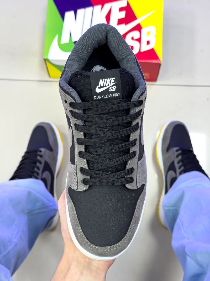 Dunk Low Cinza Preto Premium