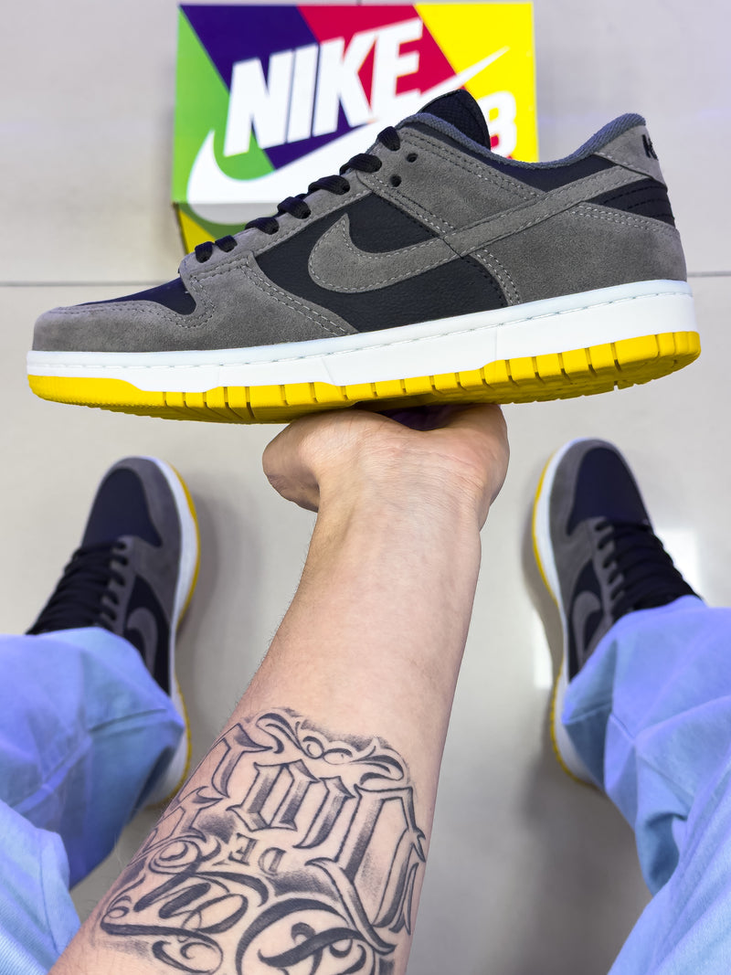 Dunk Low Cinza Preto Premium