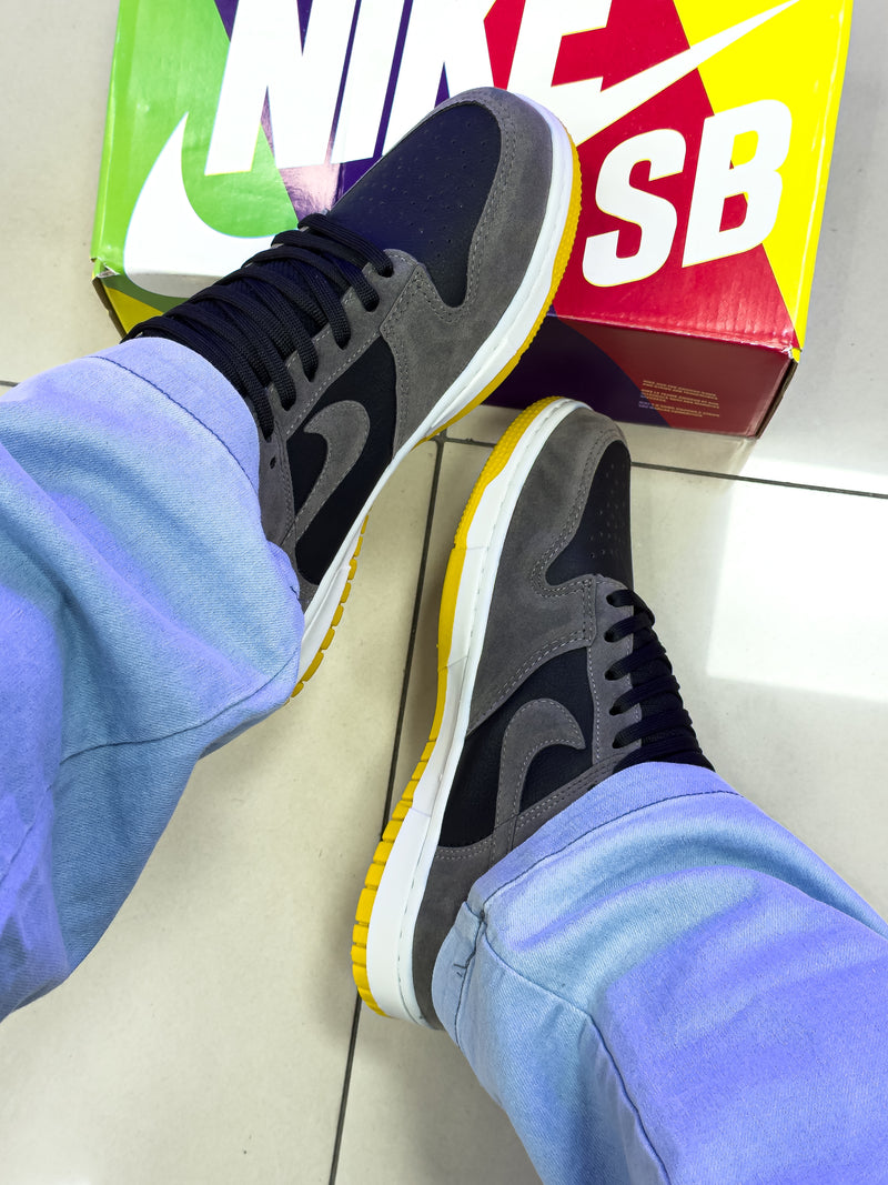 Dunk Low Cinza Preto Premium