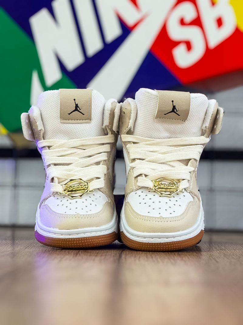 Air Jordan 1 Dourado Infantil