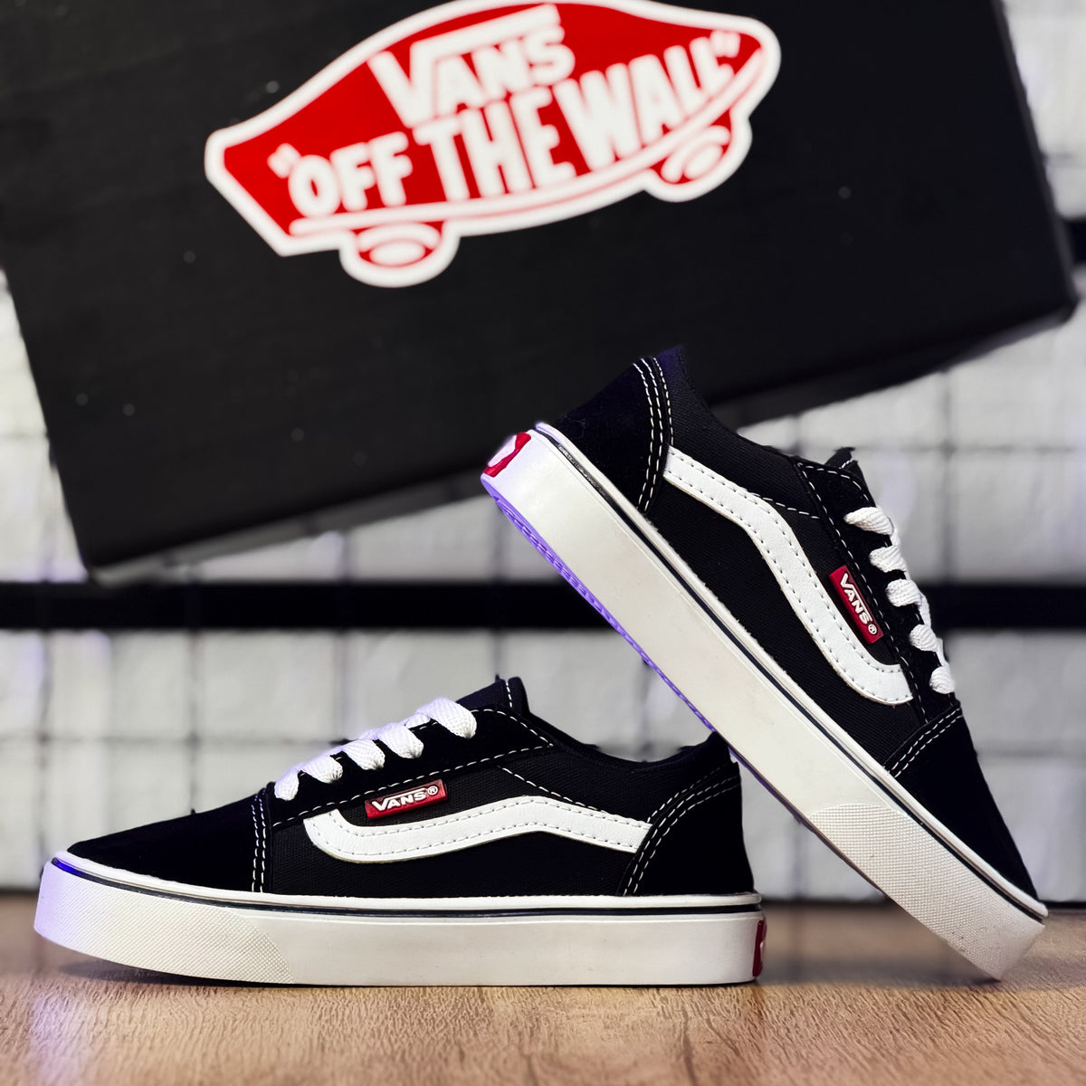 OldSchool Preto/Branco Infantil