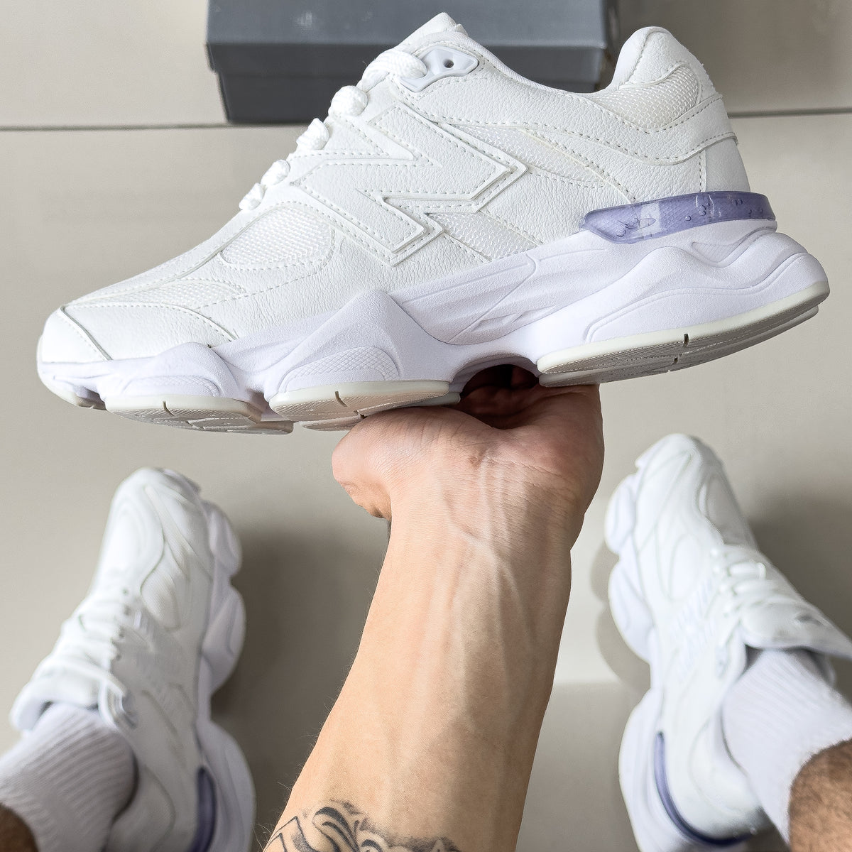 NB 9060 Branco/Branco Premium