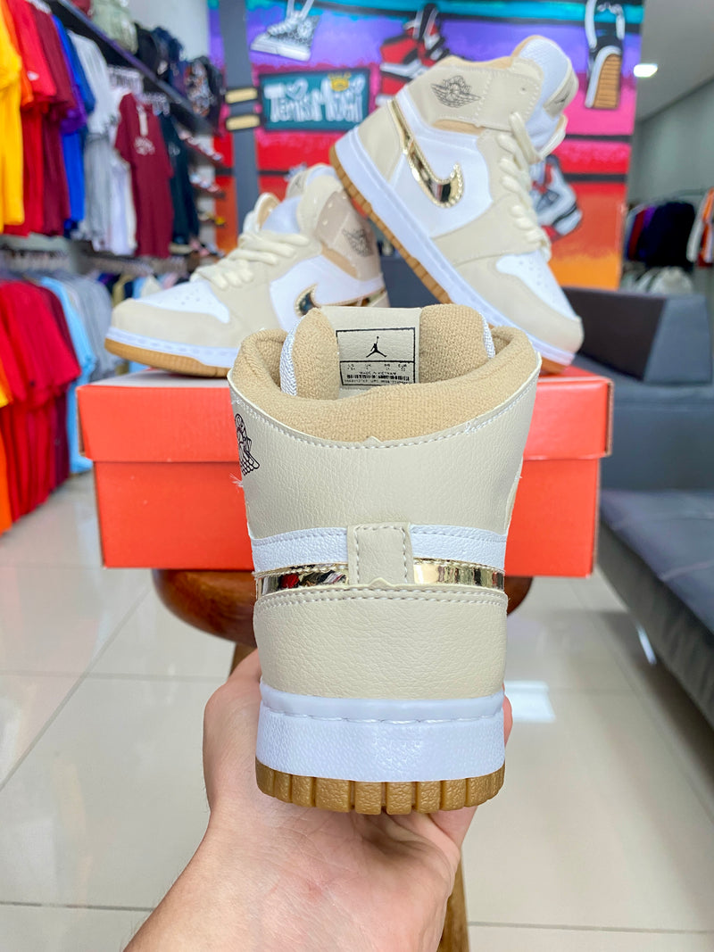 Jordan 1 Dourado Infantil