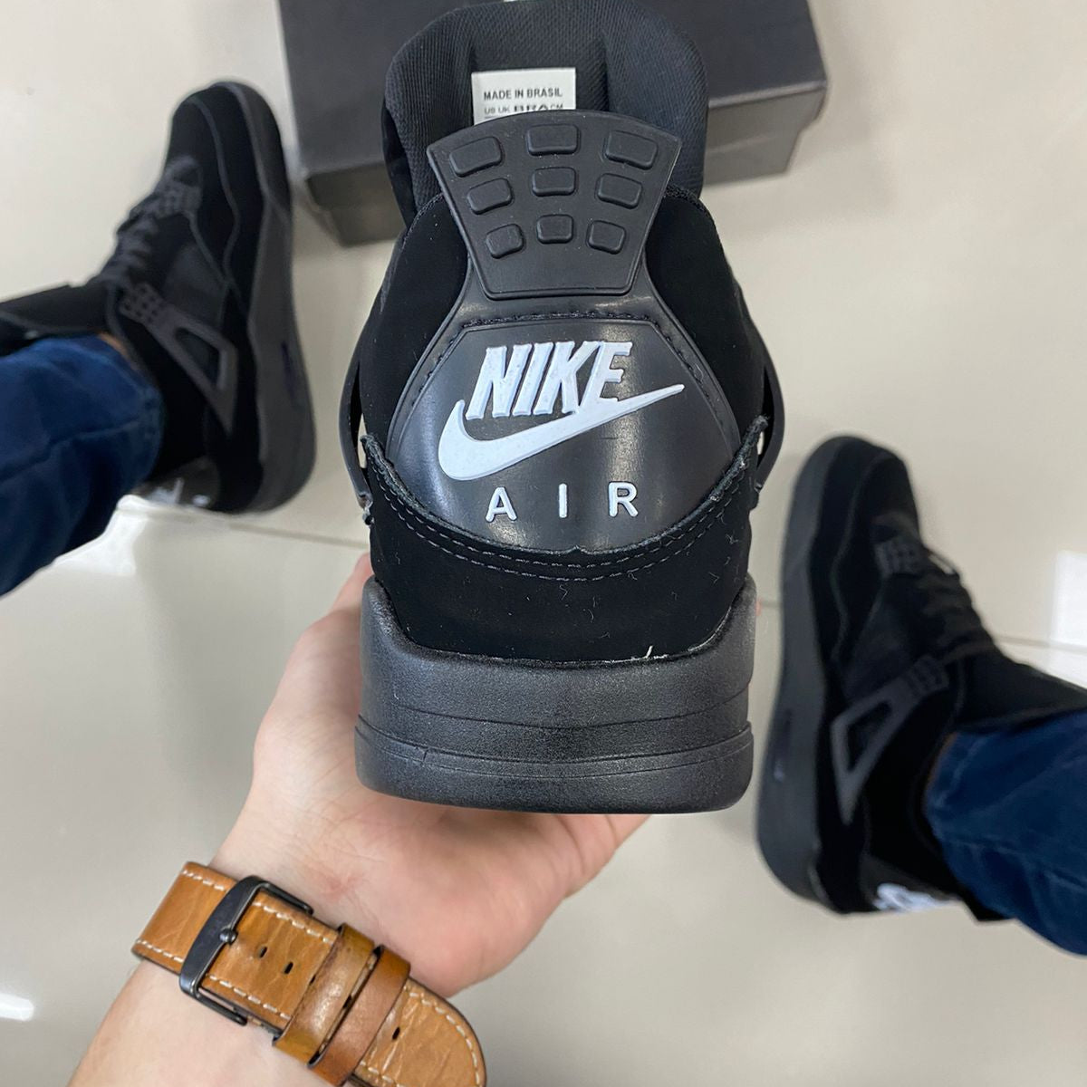 Air Jordan 4 Preto Premium
