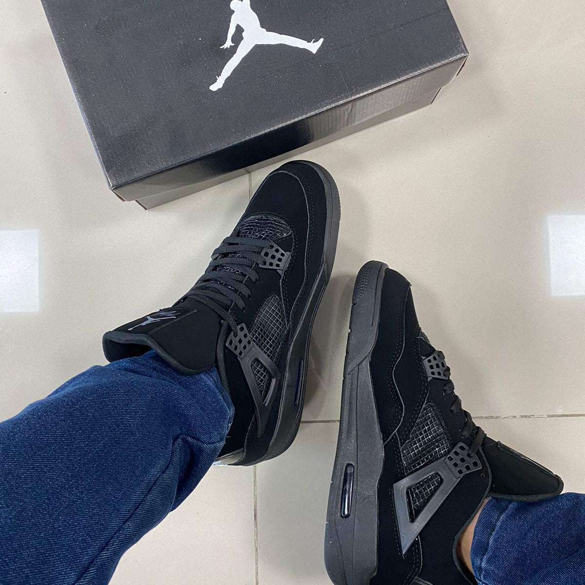 Air Jordan 4 Preto Premium