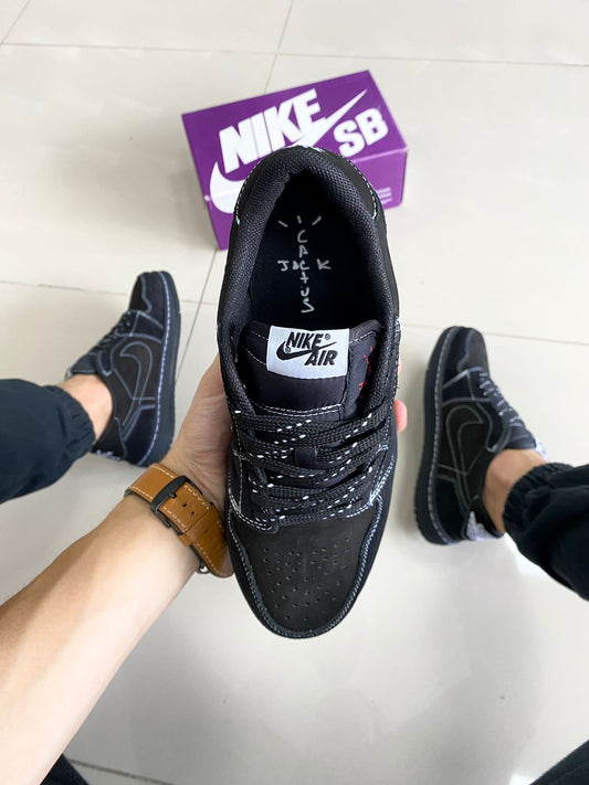 Air Jordan Low Travis Preto Premium