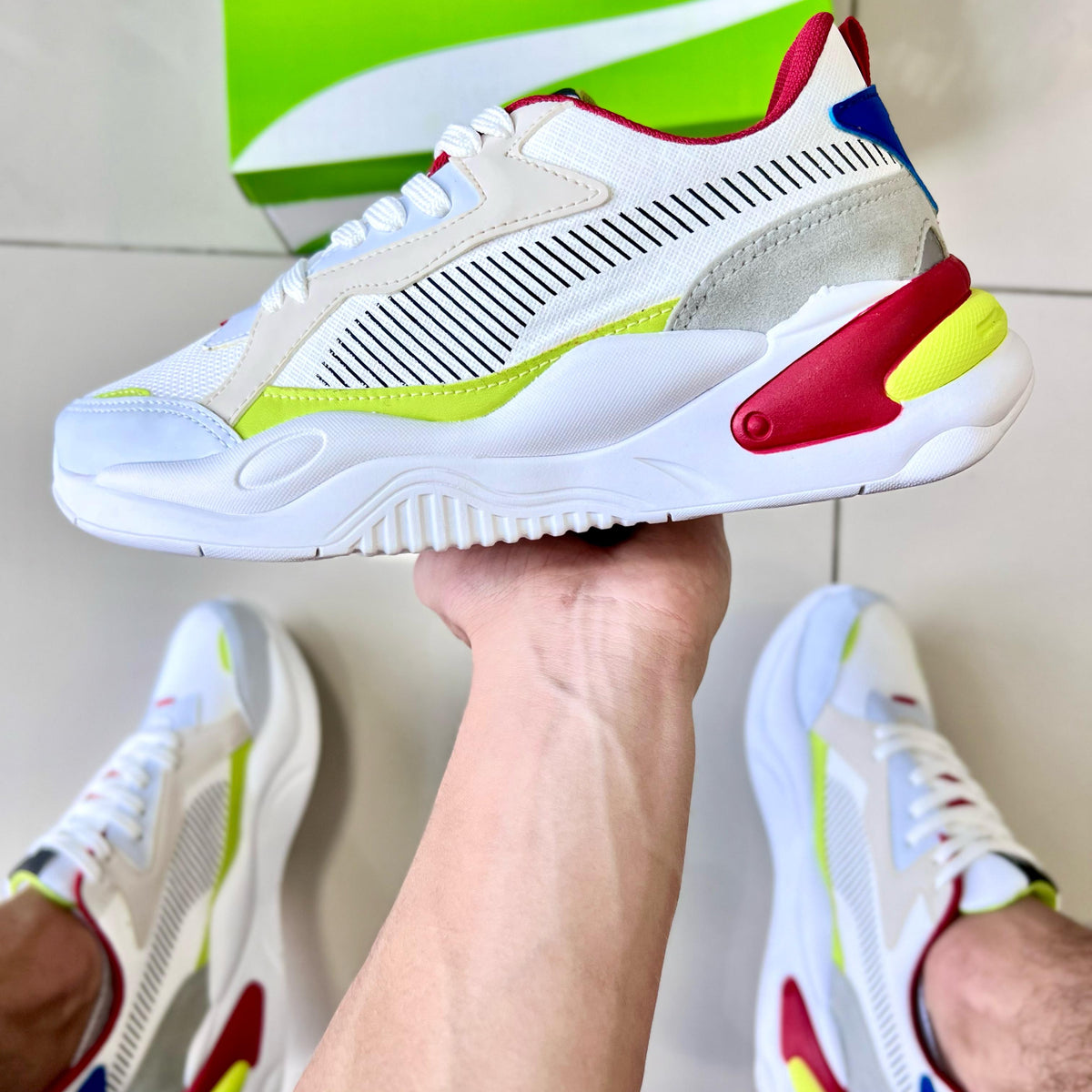 X-Ray 2 Branco/Verde