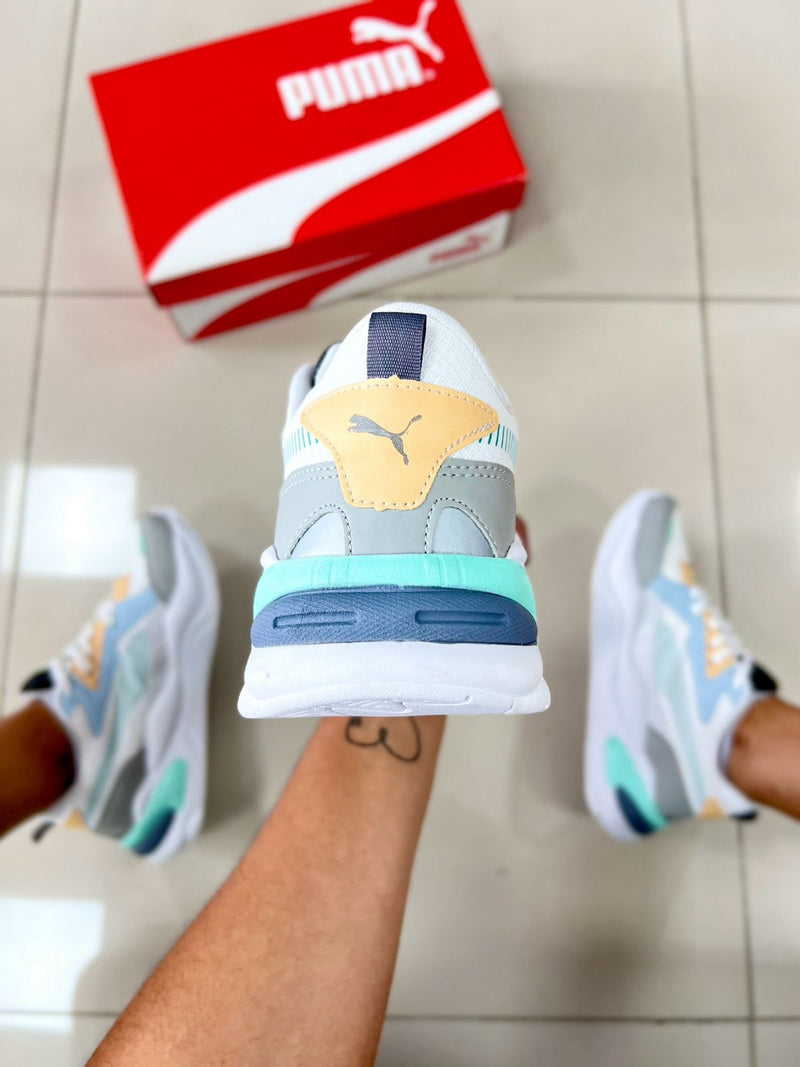 X-Ray 2 Branco/Creme/Azul Premium