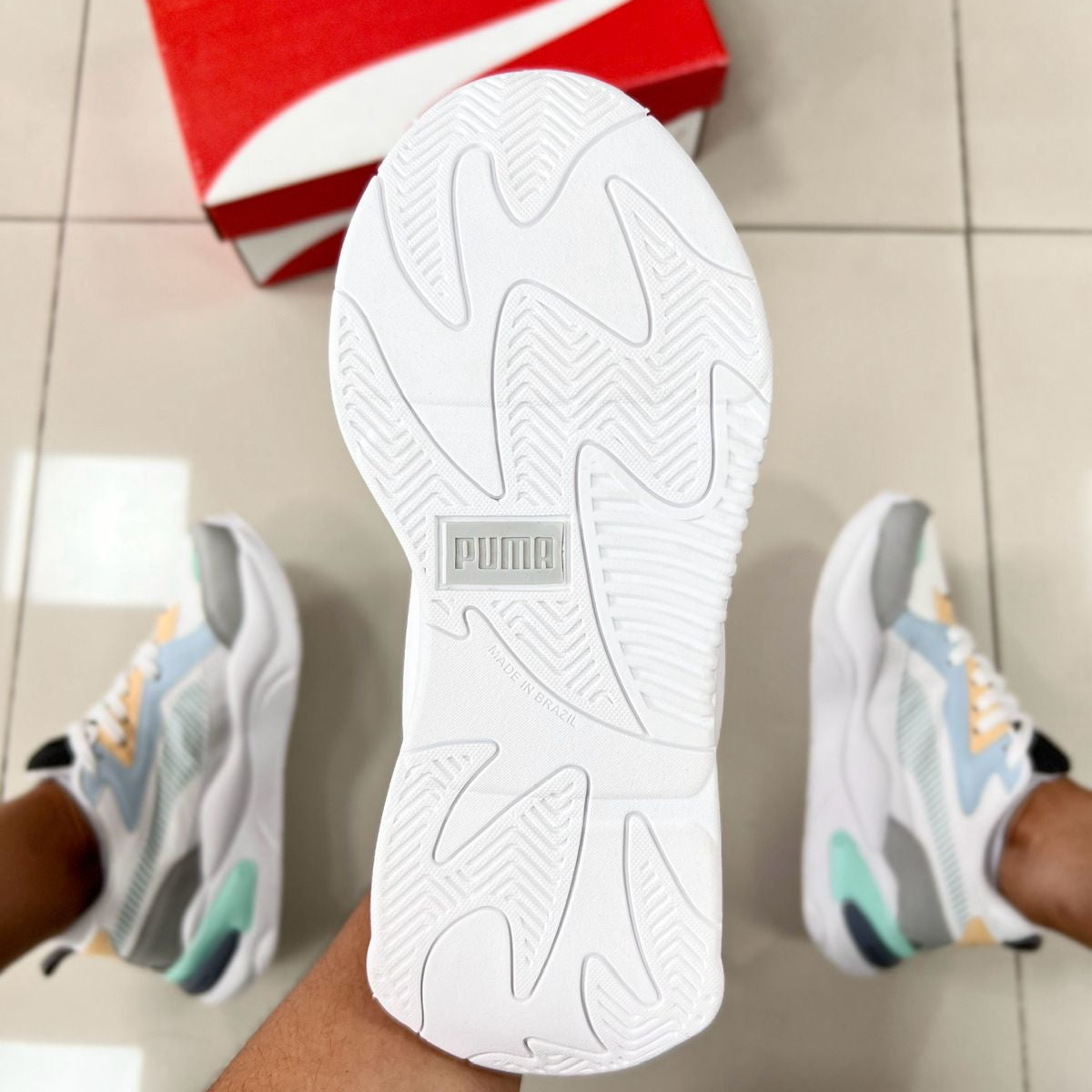 X-Ray 2 Branco/Creme/Azul Premium