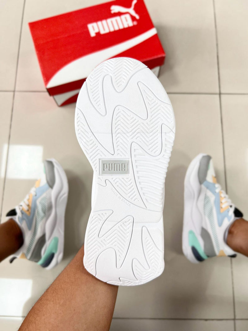 X-Ray 2 Branco/Creme/Azul Premium