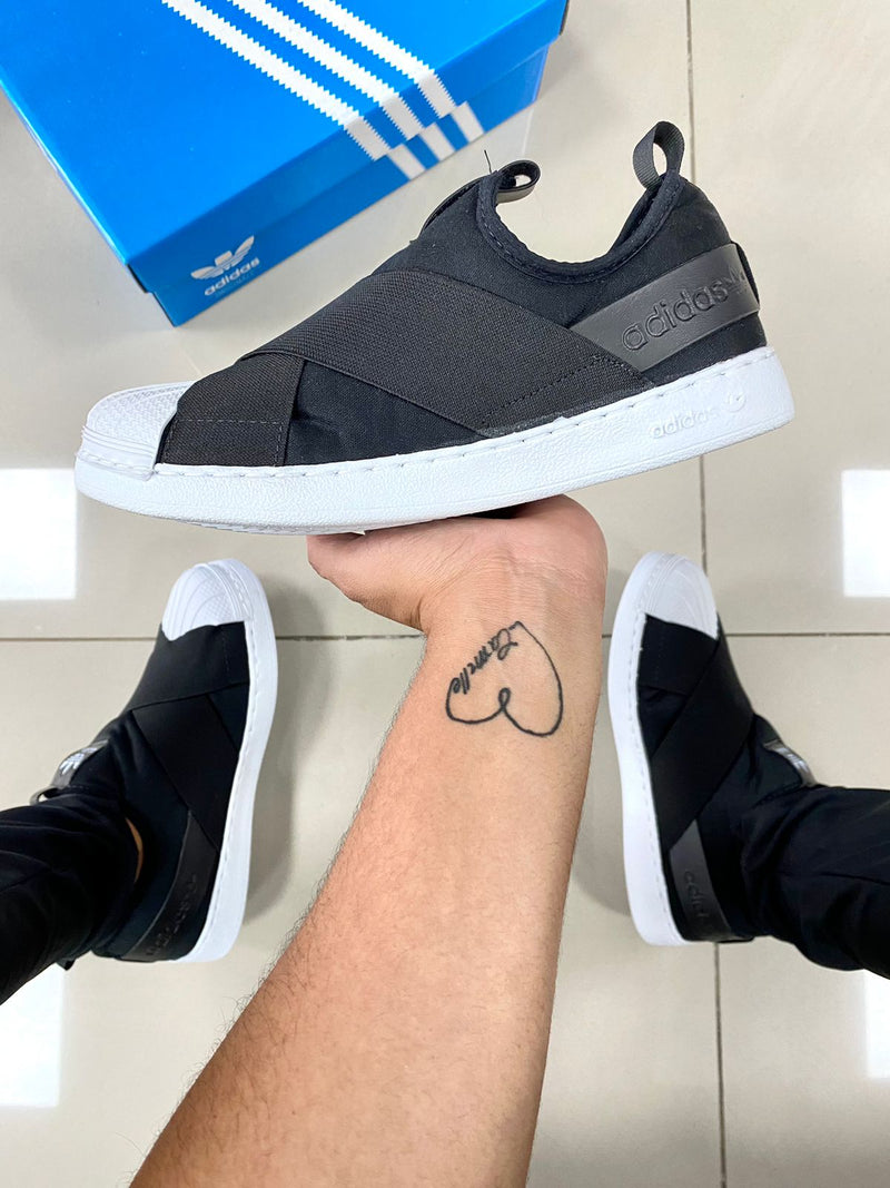 Slip On Preto/Branco